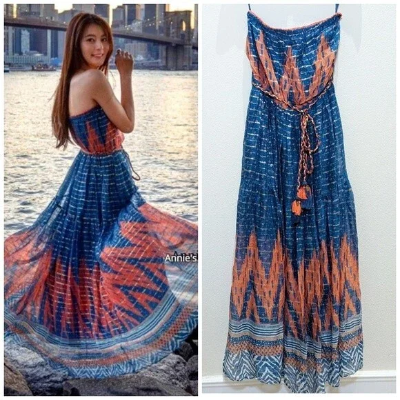 NWT Anthropologie Verb by Pallavi Singhee Nora Maxi Dress - Picture 3 of 15